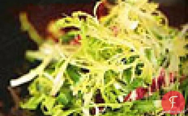 Chiffonade di lattuga mista con Gorgonzola-Condimento alle erbe