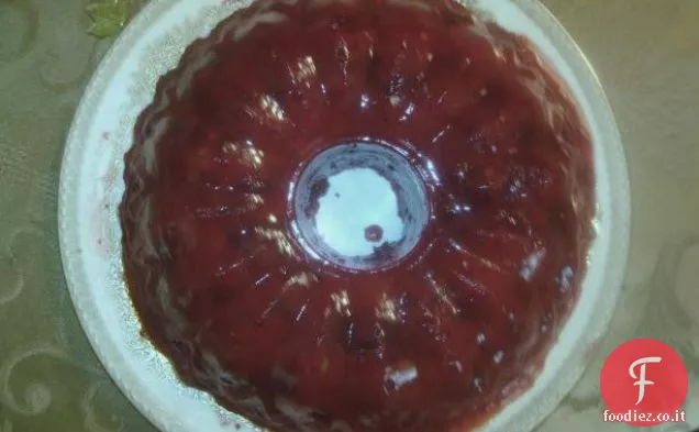 Cheesecake allo zabaione al mirtillo