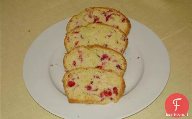 Budino di pane al mirtillo