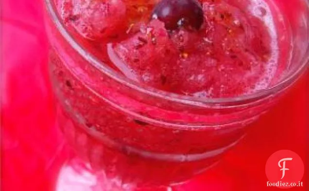 Frullato di mirtilli rossi