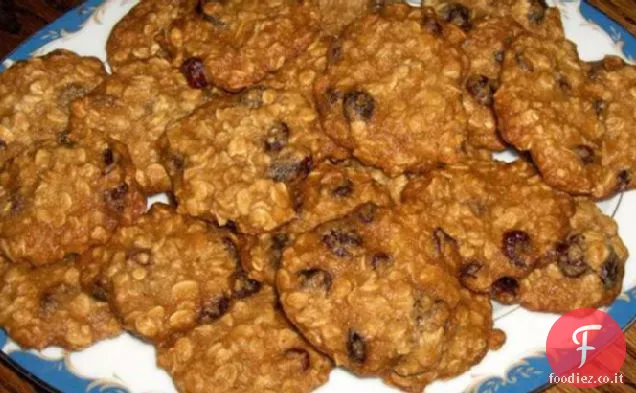 Biscotti di avena al mirtillo