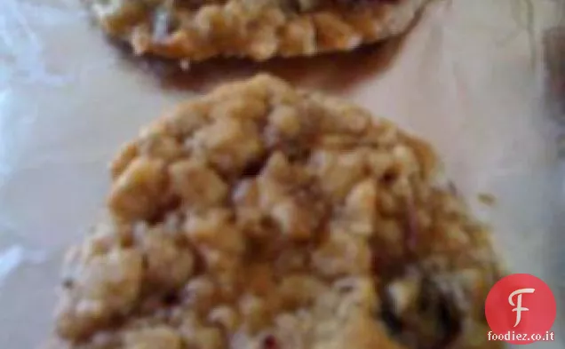 Biscotti di farina d'avena al mirtillo gommoso