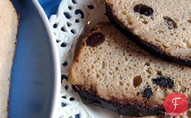 Cioccolato bianco Pane al mirtillo ghiacciato