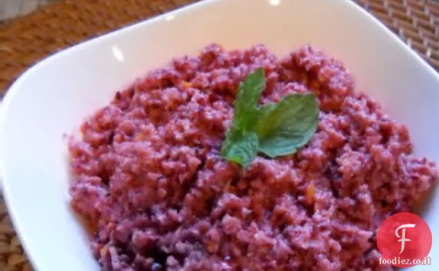 Salsa di mirtilli in agrodolce