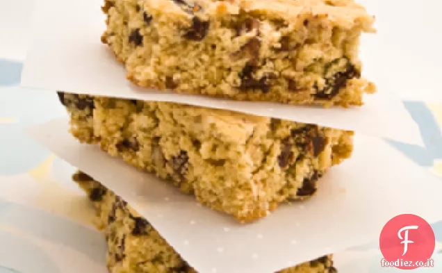 Barrette di cioccolato, mirtillo e avena