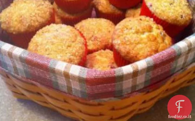 Muffin all'arancia al mirtillo