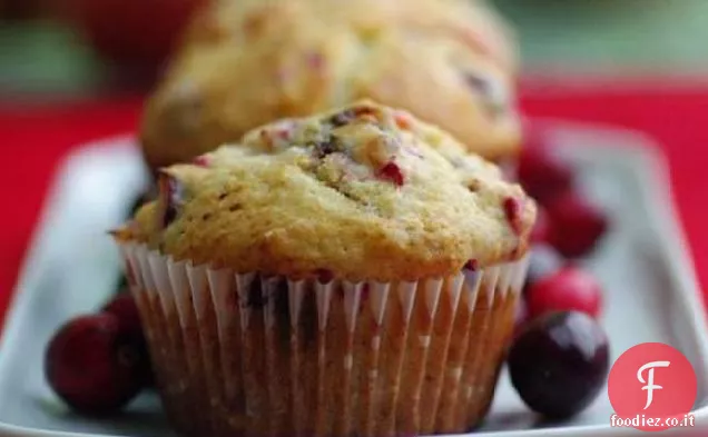 Muffin al mirtillo con gocce di cioccolato