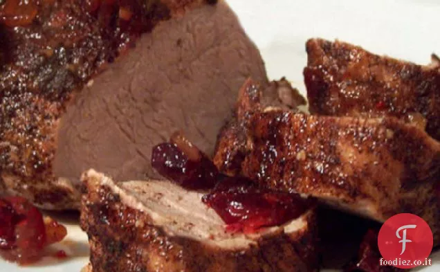 Filetto di maiale alla cannella e mirtillo