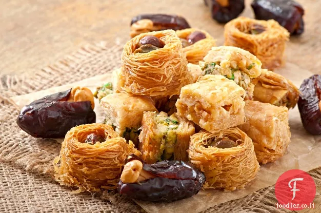 Baklava di mirtilli