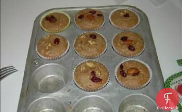Muffin di spezie di farina d'avena