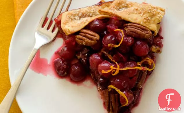 Crostata rustica di mirtilli rossi