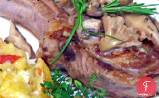 Vitello tenero in salsa alle erbe