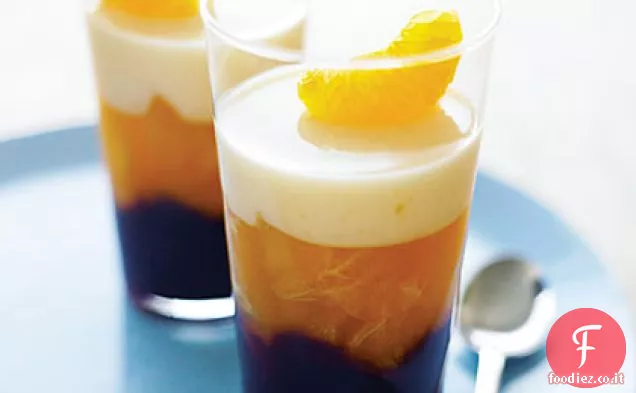 Gelatina stratificata di Cran-mandarino
