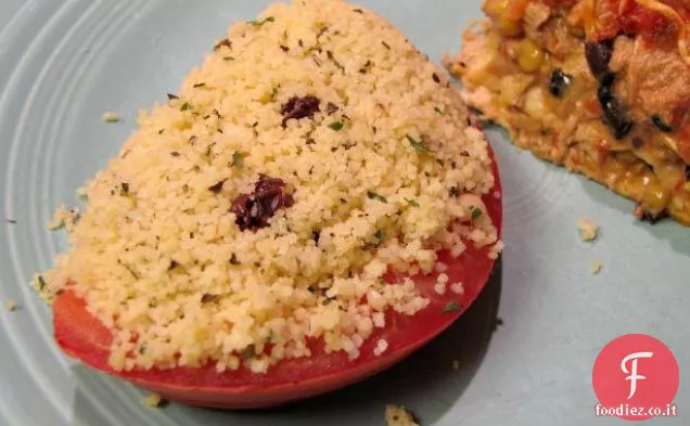Couscous alle erbe Pomodori ripieni