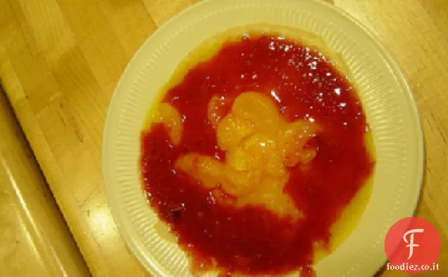 Salsa all'arancia per gioco