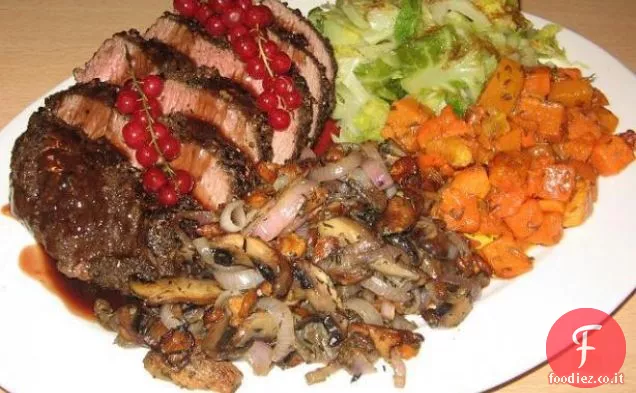 Cervo con Prugne e Calvados