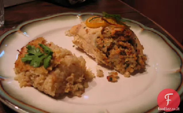 Petti di pollo ripieni di Couscous al curry