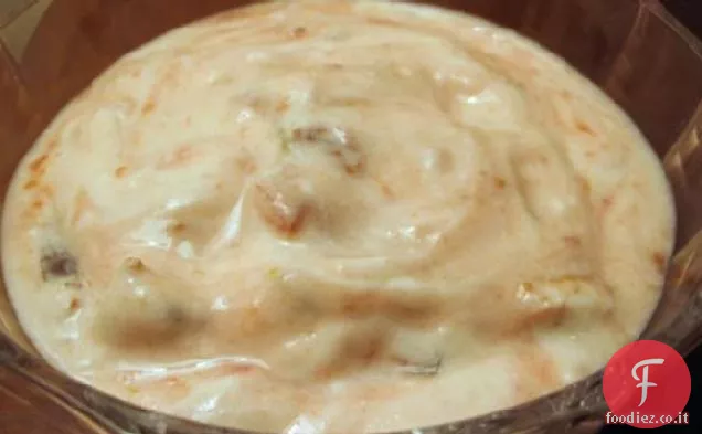 Yogurt greco con un turbinio di miele/Fico/Data