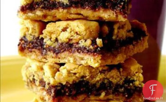 Quadrati di avena e fichi