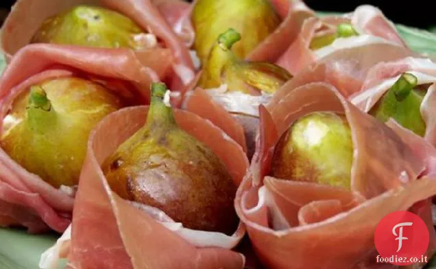 Fichi Freschi Ripieni e avvolti con Prosciutto