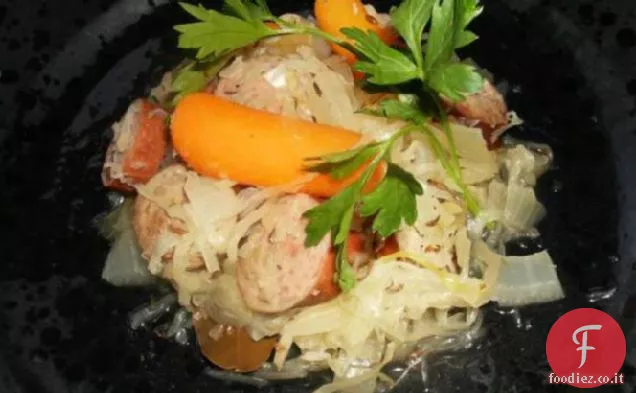Crauti e Kielbasa (pentola di coccio)