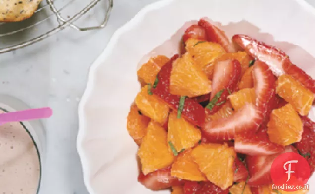 Insalata di agrumi alla fragola