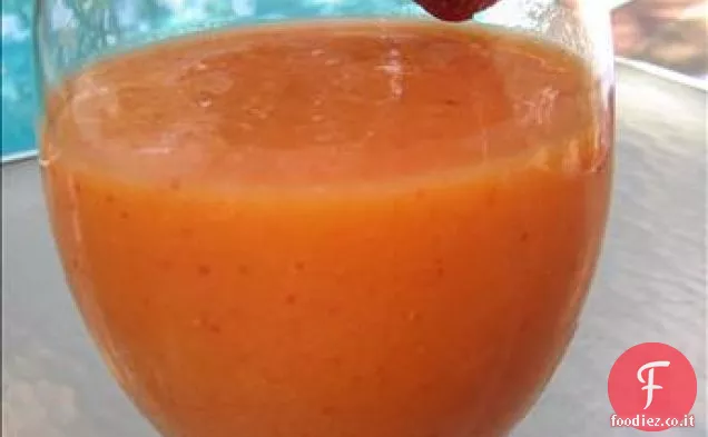 Frullato di fragole e arance