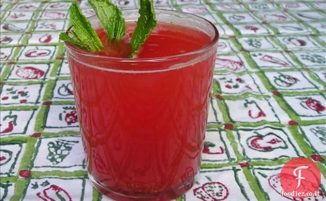 Granita di rum alla fragola