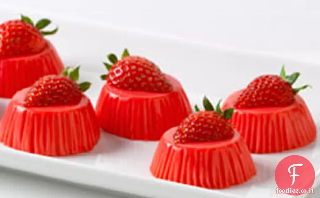 Morsi di yogurt alla fragola