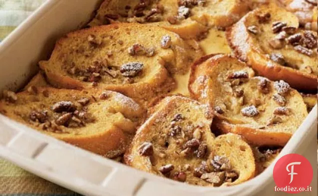 Toast alla fragola con caramello e noci pecan