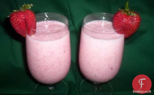 Frullato di seta alla fragola.