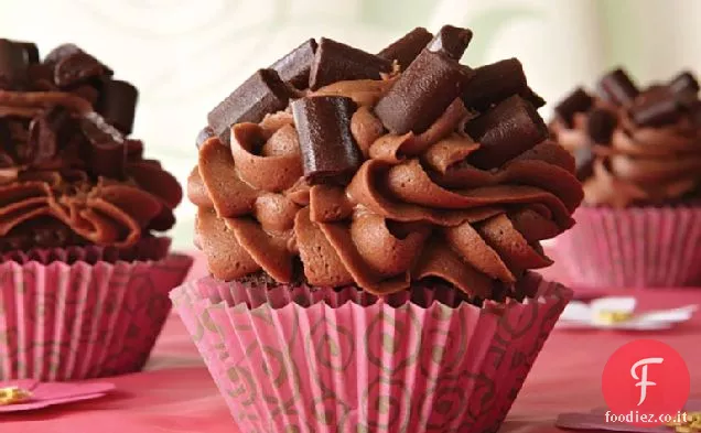 Cioccolato-Cioccolato Chunk Cupcakes