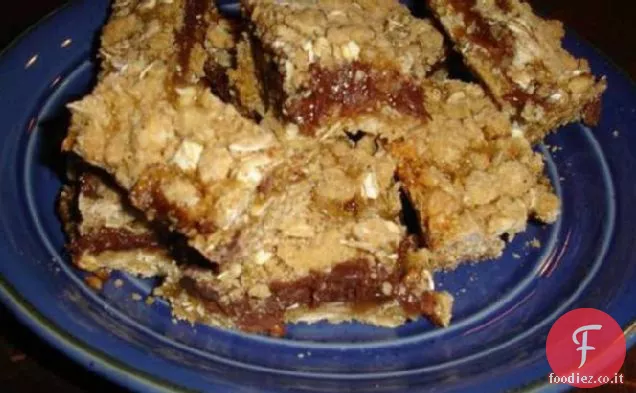 Barrette di Avena al caramello e cioccolato