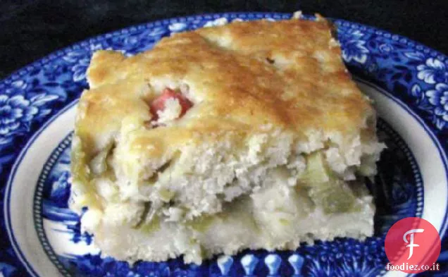 Torta al rabarbaro di Erica