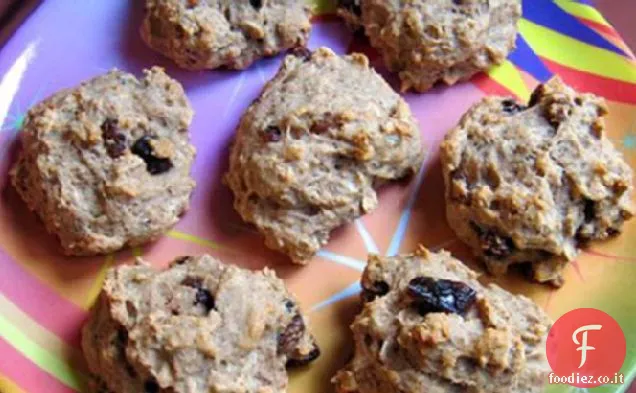 Biscotti all'uvetta di farina d'avena