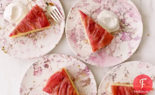 Torta capovolta al rabarbaro