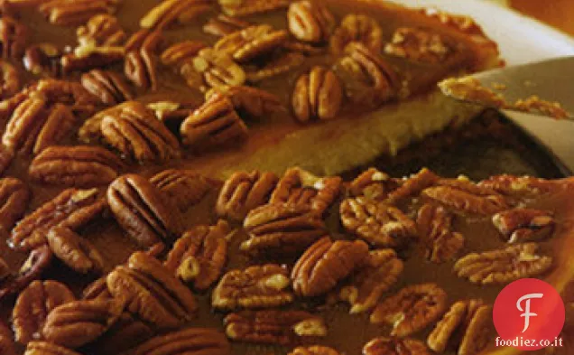 Cheesecake di pecan e caramello salato