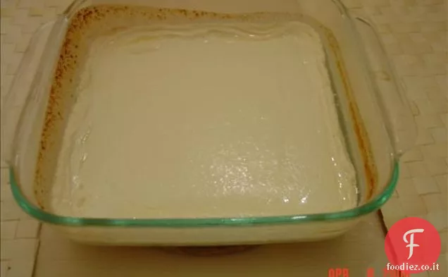Quasi Cheesecake (basso contenuto di grassi / zucchero)