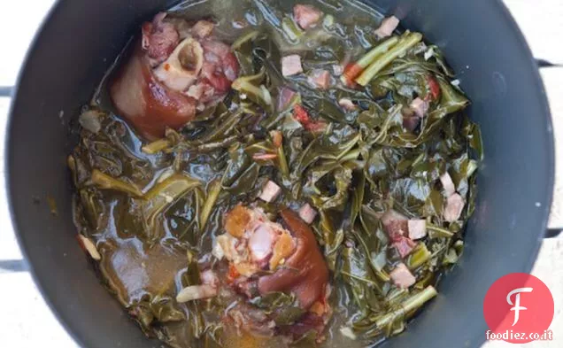 Cavolo Nero con Prosciutto e Garretto affumicato