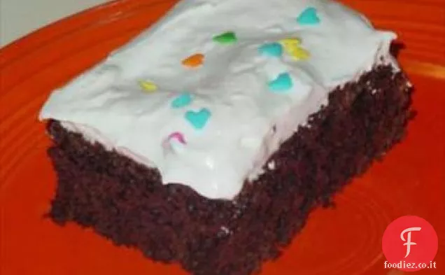 Torta al latticello al cioccolato (senza grassi o a basso contenuto di grassi)