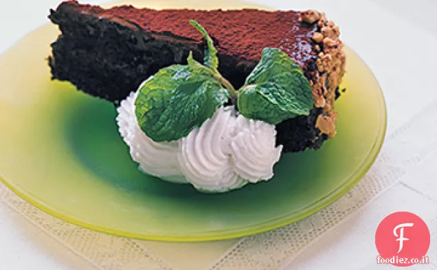 Torta al cioccolato con glassa di Pasqua