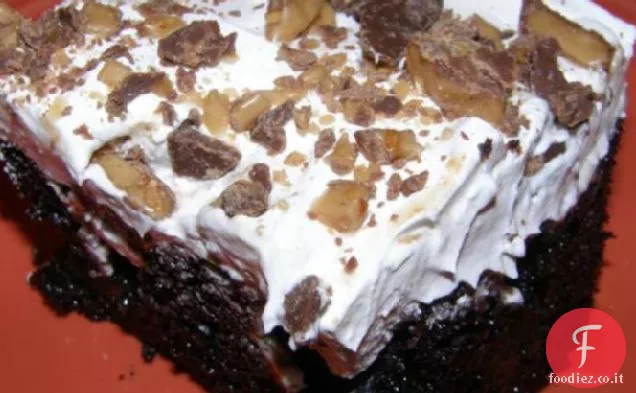 Torta al cioccolato celeste