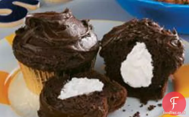 Cremoso centro Cupcakes