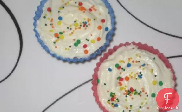 Cupcakes alla vaniglia senza zucchero a basso contenuto di grassi