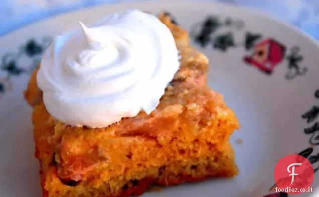 Torta di crema al rabarbaro
