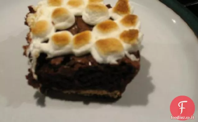 S'mores Brownie Squares