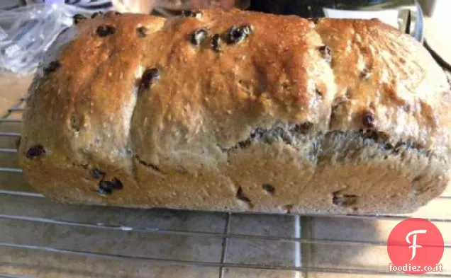 Pane integrale all'uvetta