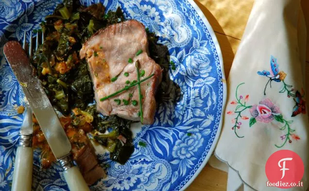 Freedom Pork con verdure appiccicose e salsa Mop