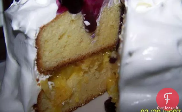 Panna acida Torta gialla