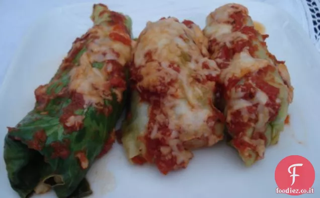 Involtini di cavolo ripieni